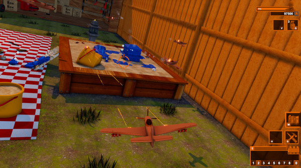 Игра Attack on Toys, скриншот