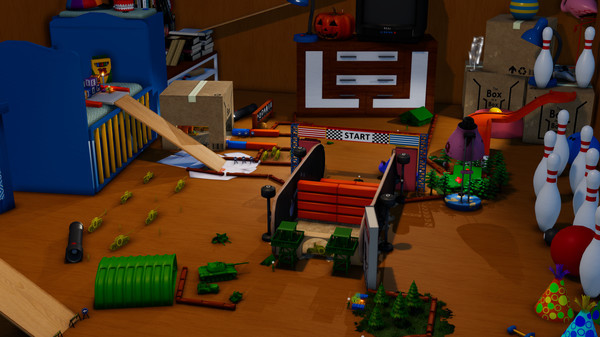 Игра Attack on Toys, скриншот