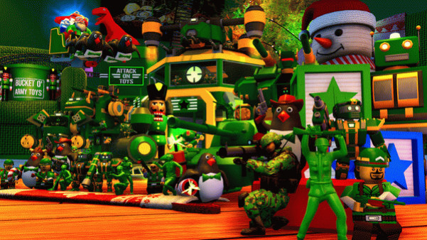 Игра Attack on Toys, скриншот