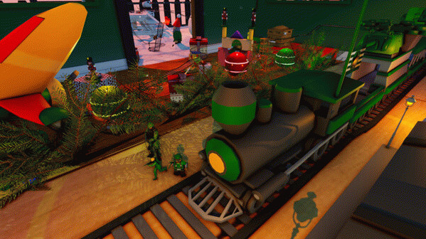 Игра Attack on Toys, скриншот