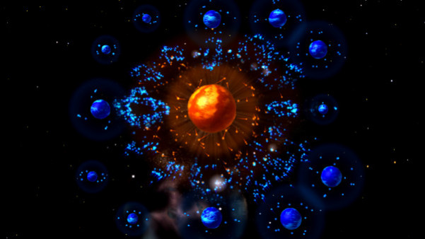 Игра Auralux: Constellations, скриншот