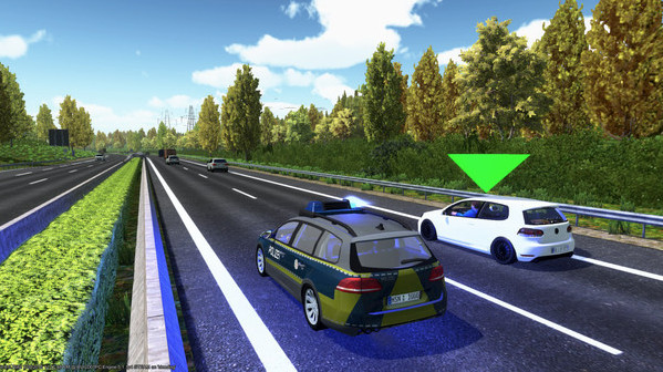 Игра Autobahn Police Simulator, скриншот