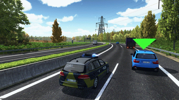 Игра Autobahn Police Simulator, скриншот