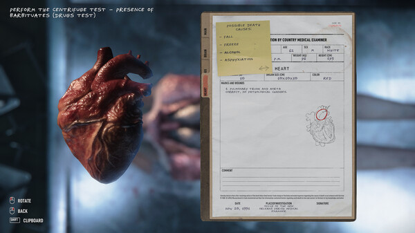 Игра Autopsy Simulator, скриншот
