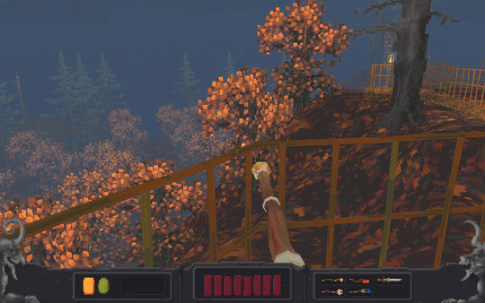 Игра Autumn Night 3D Shooter, скриншот