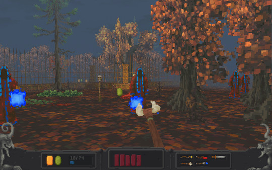 Игра Autumn Night 3D Shooter, скриншот
