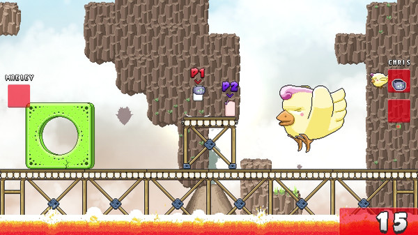 Игра Avalanche 2: Super Avalanche, скриншот