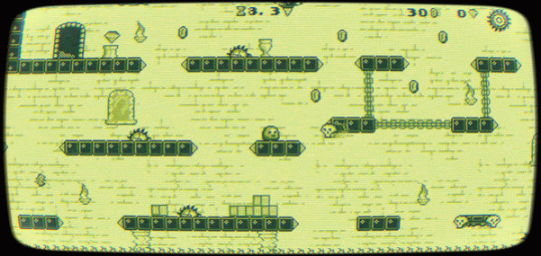 Игра Awesome Pea, скриншот
