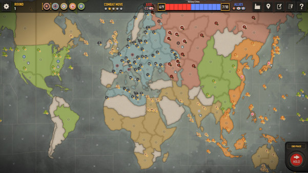 Игра Axis & Allies 1942 Online, скриншот