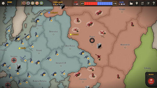 Игра Axis & Allies 1942 Online, скриншот