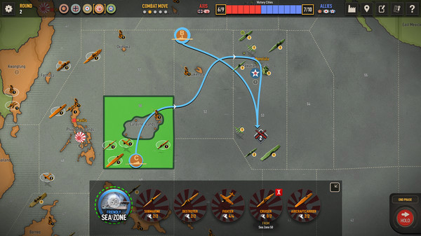 Игра Axis & Allies 1942 Online, скриншот
