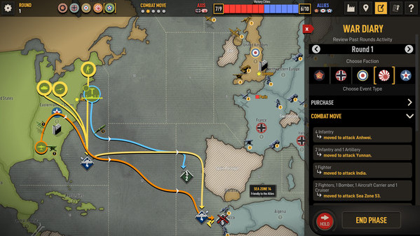 Игра Axis & Allies 1942 Online, скриншот
