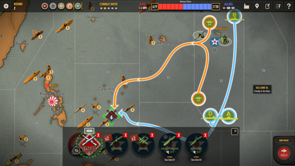 Игра Axis & Allies 1942 Online, скриншот