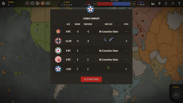 Игра Axis & Allies 1942 Online, скриншот