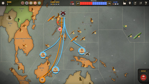 Игра Axis & Allies 1942 Online, скриншот