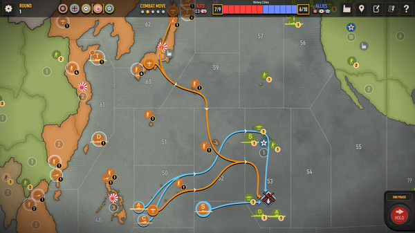 Игра Axis & Allies 1942 Online, скриншот
