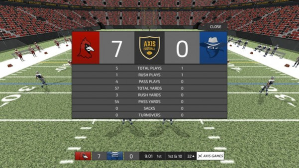 Игра Axis Football 2016, скриншот
