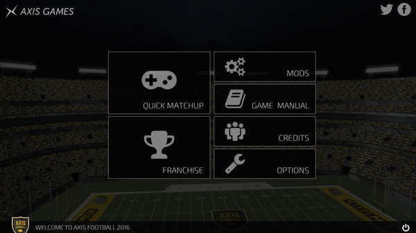Игра Axis Football 2016, скриншот