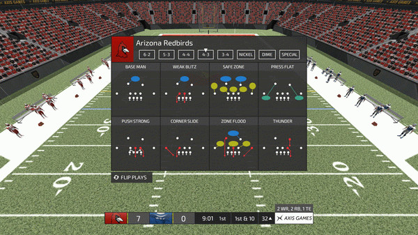 Игра Axis Football 2016, скриншот