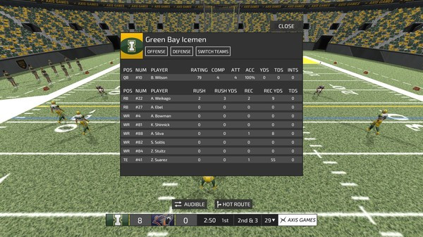 Игра Axis Football 2016, скриншот