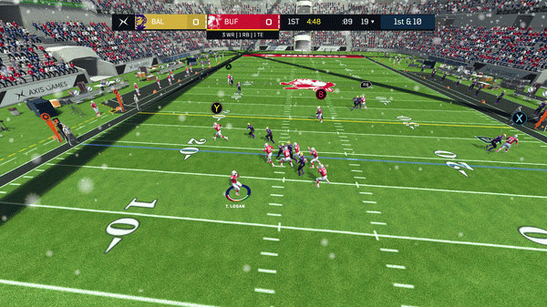Игра Axis Football 2018, скриншот