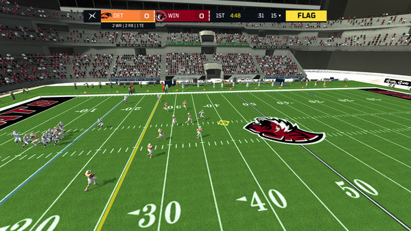 Игра Axis Football 2018, скриншот
