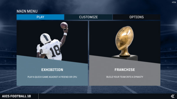 Игра Axis Football 2018, скриншот