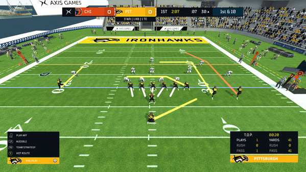 Игра Axis Football 2018, скриншот