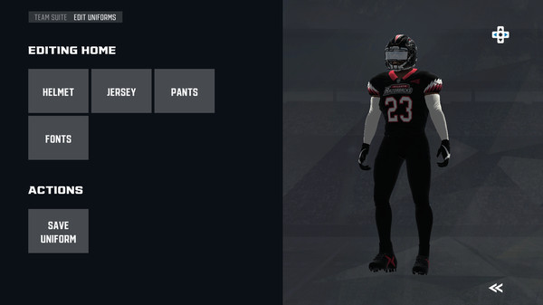 Игра Axis Football 2023, скриншот