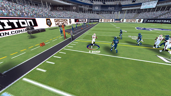 Игра Axis Football 2023, скриншот