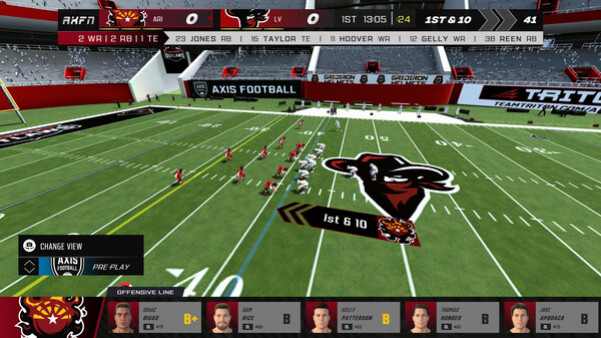 Игра Axis Football 2024, скриншот