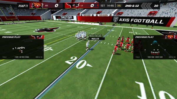 Игра Axis Football 2024, скриншот