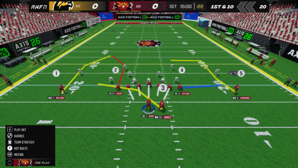 Игра Axis Football 2026, скриншот