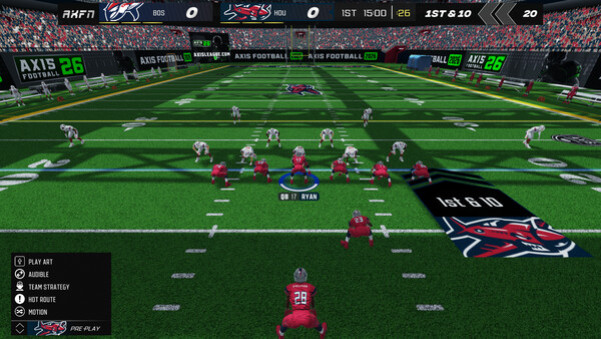 Игра Axis Football 2026, скриншот
