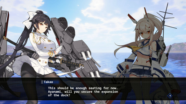 Игра Azur Lane Crosswave, скриншот