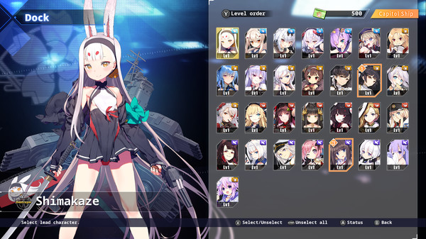Игра Azur Lane Crosswave, скриншот