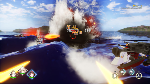 Игра Azur Lane Crosswave, скриншот