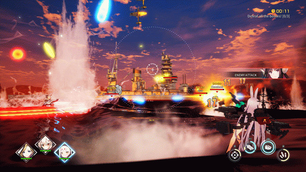 Игра Azur Lane Crosswave, скриншот