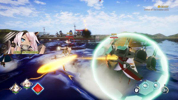 Игра Azur Lane Crosswave, скриншот