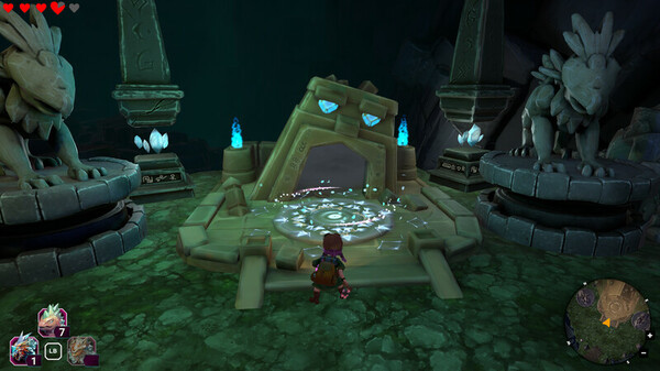 Игра Azura's Crystals, скриншот