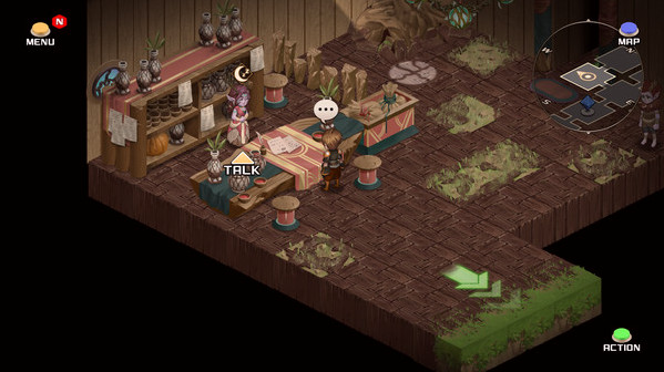 Игра Azure Saga: Pathfinder, скриншот