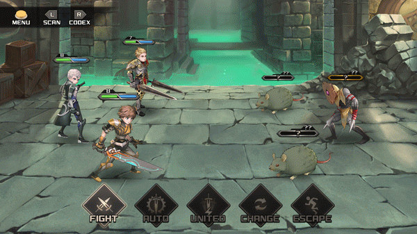 Игра Azure Saga: Pathfinder, скриншот