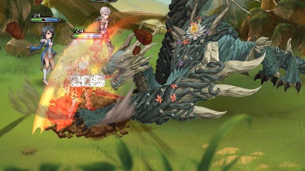 Игра Azure Saga: Pathfinder, скриншот