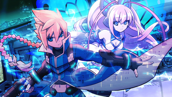 Игра Azure Striker Gunvolt 2, скриншот