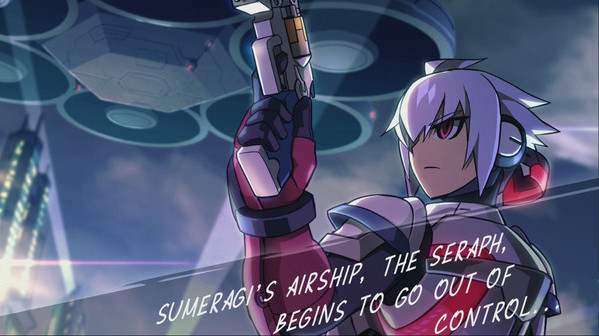 Игра Azure Striker Gunvolt 2, скриншот