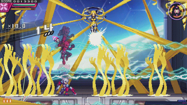 Игра Azure Striker Gunvolt 2, скриншот
