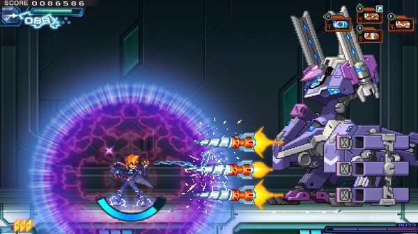 Игра Azure Striker Gunvolt Trilogy Enhanced, скриншот