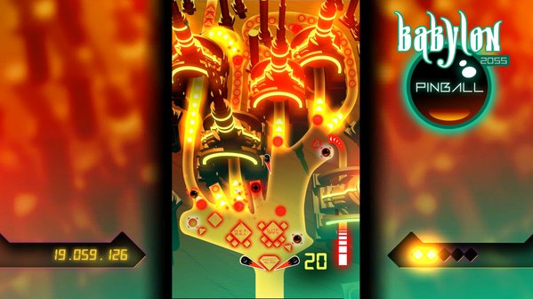 Игра Babylon 2055 Pinball, скриншот