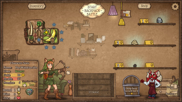 Игра Backpack Battles, скриншот