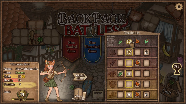 Игра Backpack Battles, скриншот